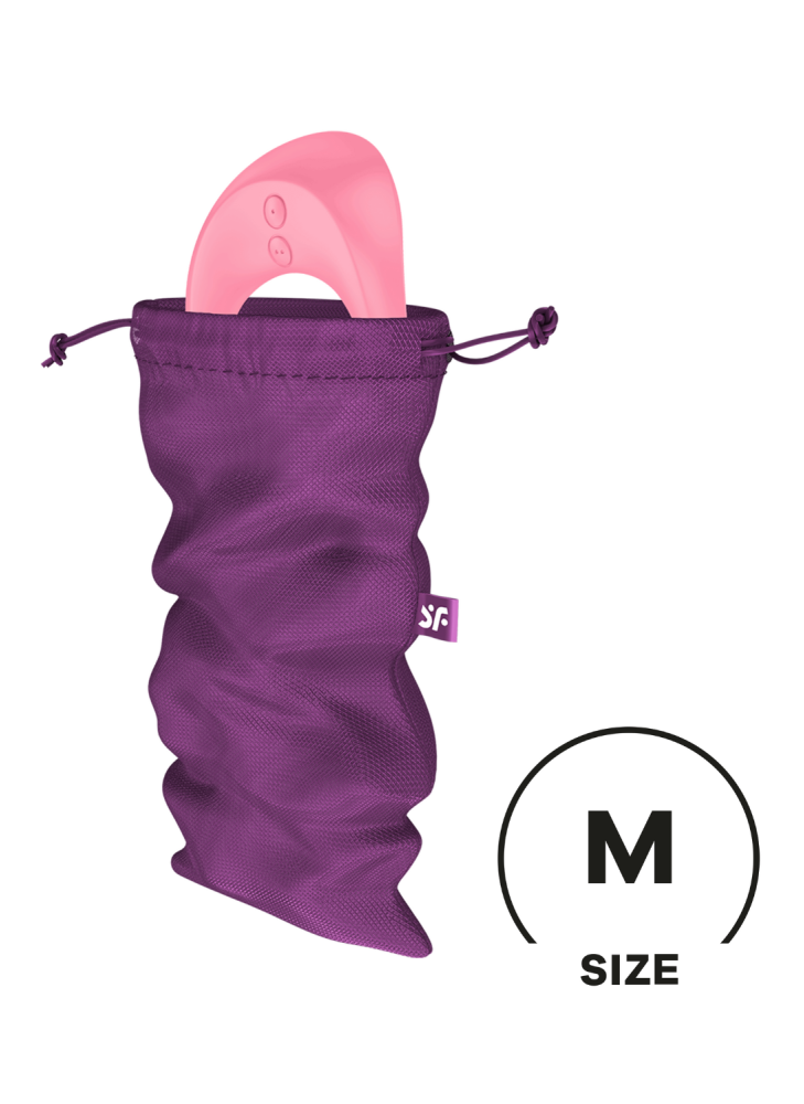 Sac de rangement sextoys violet taille M Treasure Bag Satisfyer - CC597880